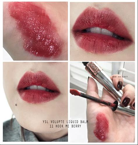 ysl try me berry swatch|YSL Hook Me Berry Volupte Liquid Color Balm Review & Swatches.